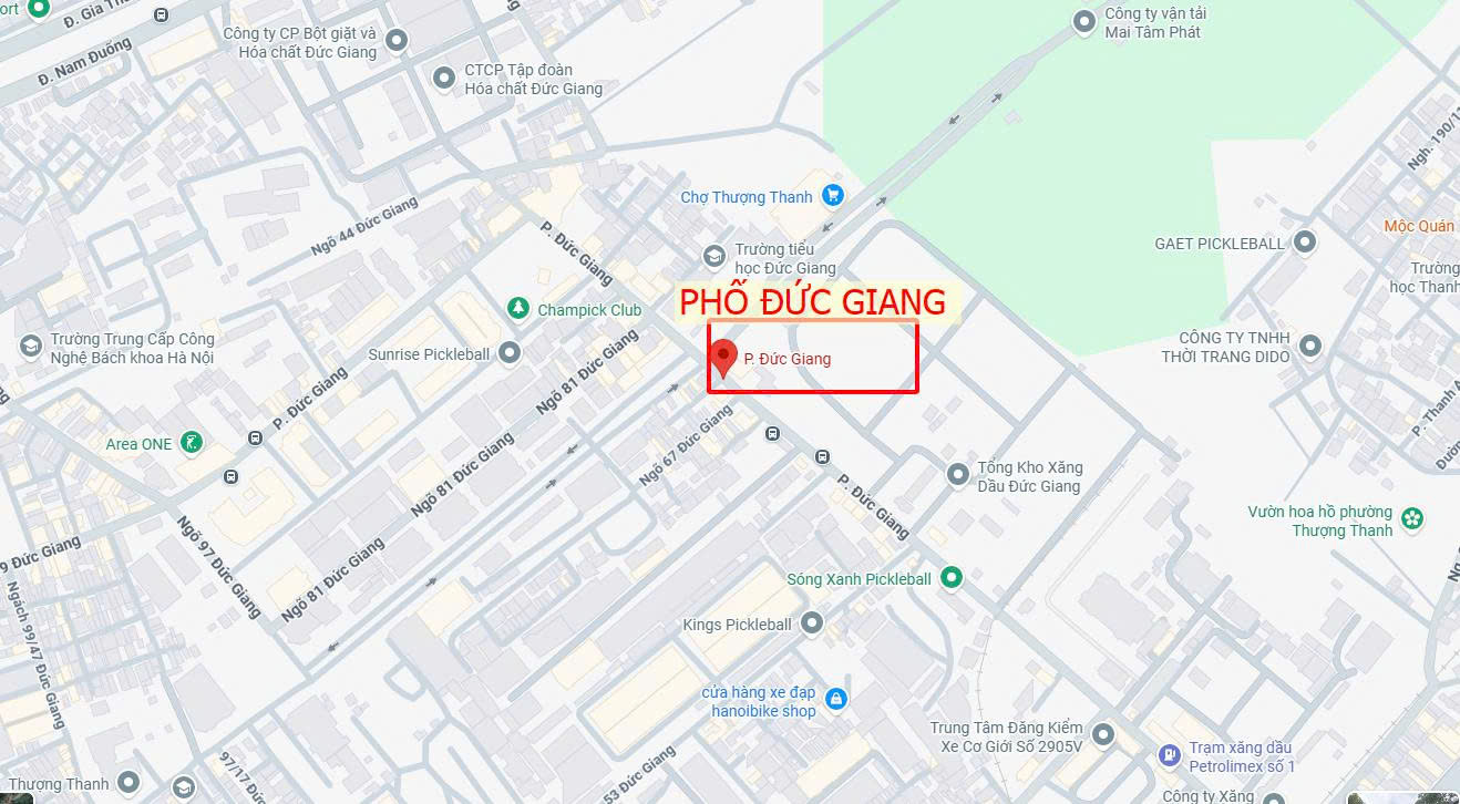 Bán nhà Đức Giang