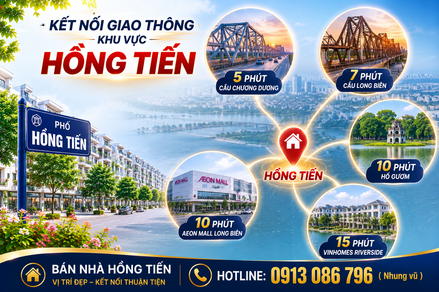 Kết nối phố Hồng Tiến