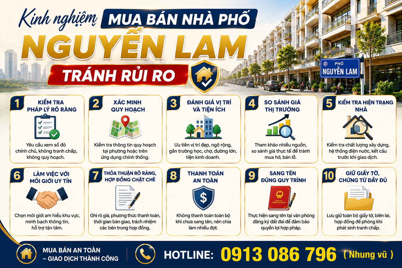 Kinh nghiệm mua bán nhà phố Nguyễn Lam